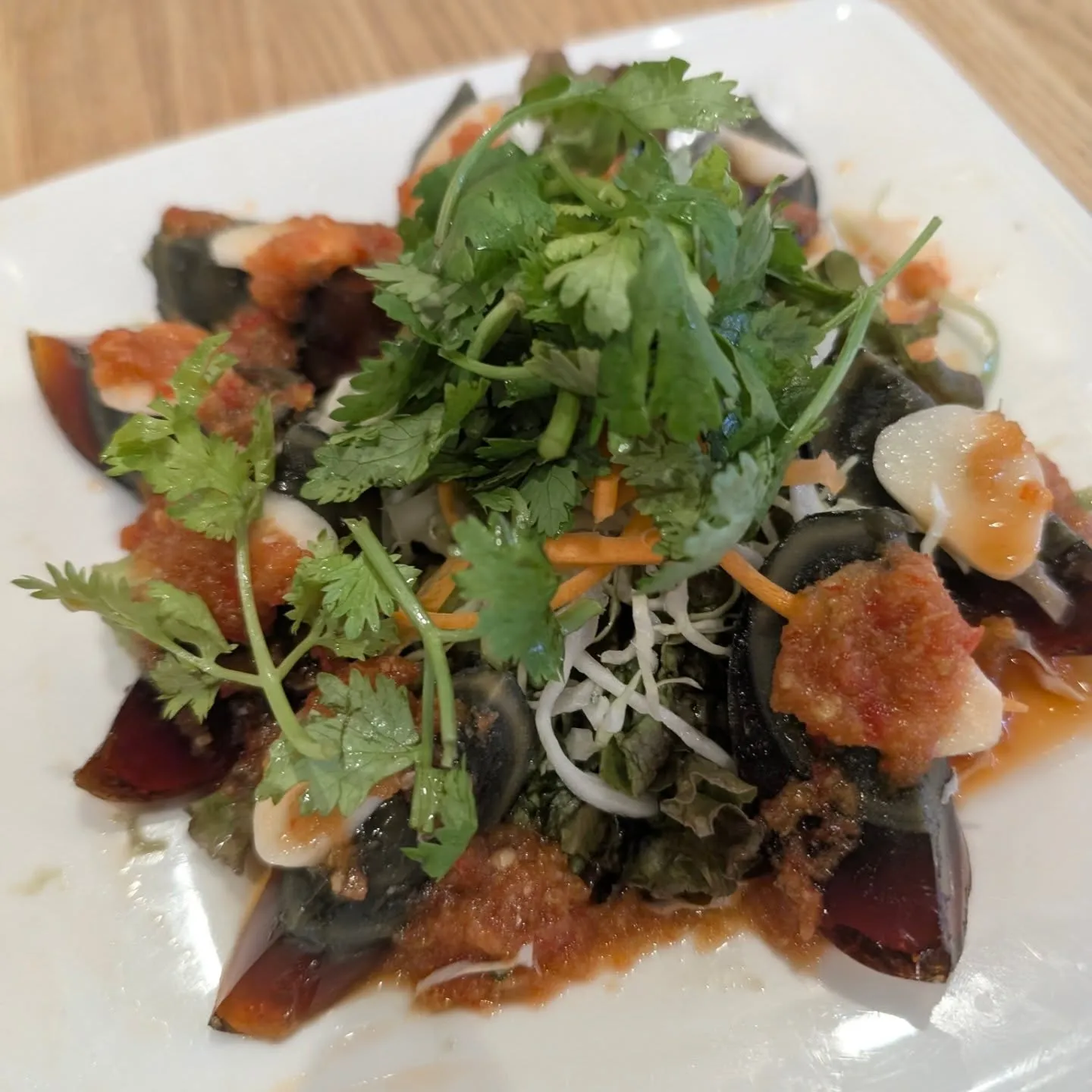 【海老とココナッツミルクのレッドカレー炒め！】